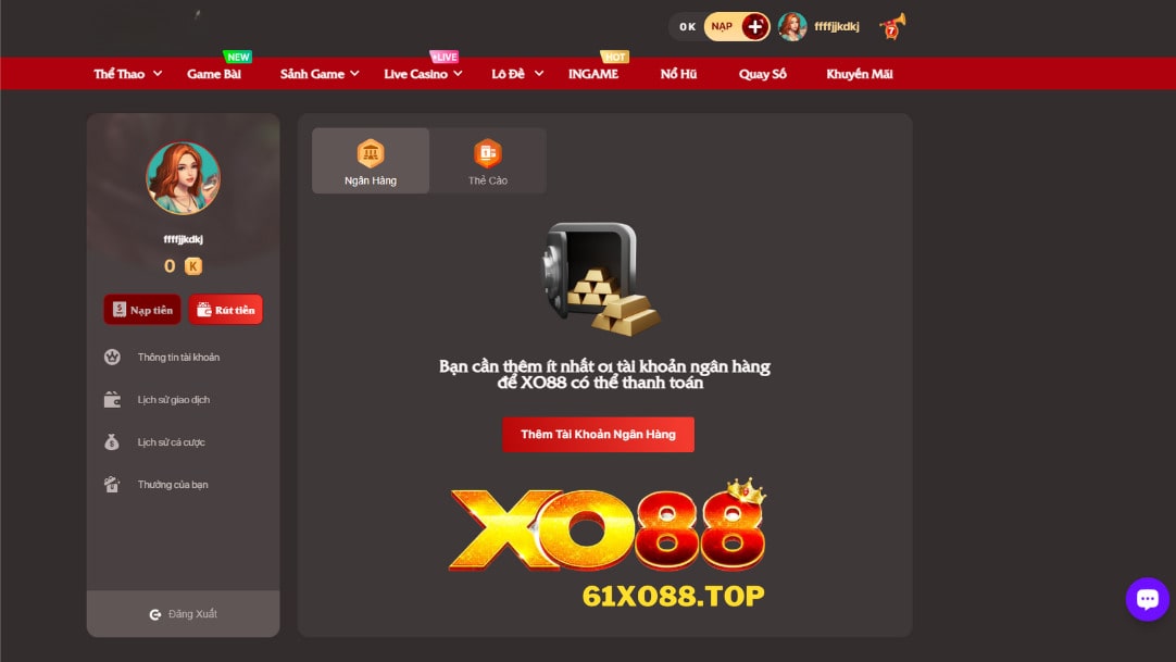 Cách rút tiền XO88 đơn giản và nhhanh chóng